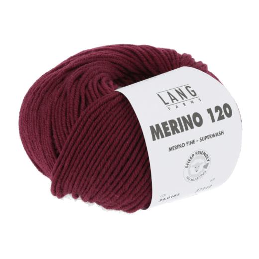 Merino 120 - Lang Yarns - dunkelrot (0163)