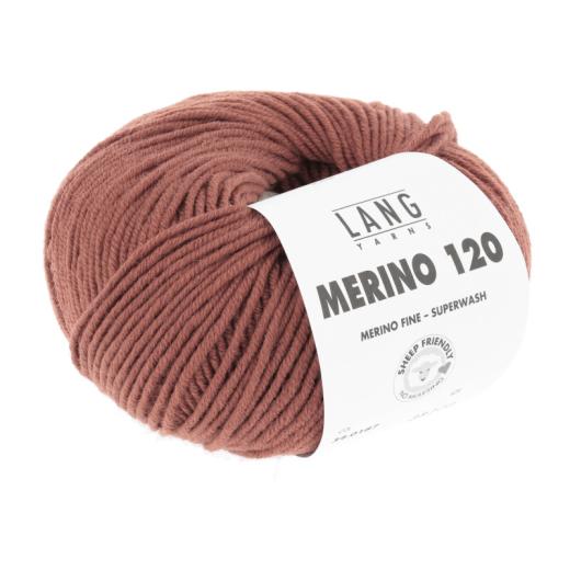 Merino 120 - Lang Yarns - ziegel dunkel (0187)