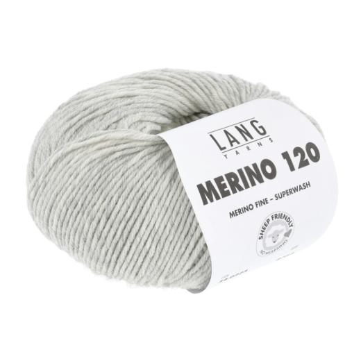 Merino 120 - Lang Yarns - hellgrau melange (0223)