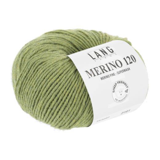 Merino 120 - Lang Yarns - hell olive melange (0297)