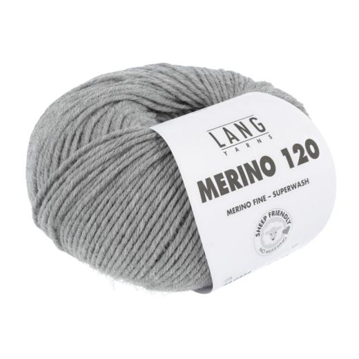 Merino 120 - Lang Yarns - grau melange (0324)