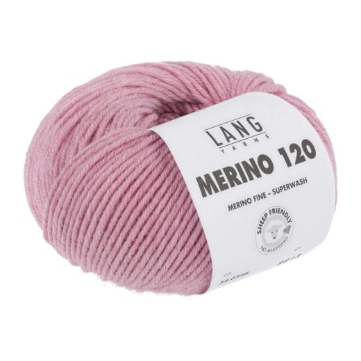 Merino 120 - Lang Yarns - rosa melange (0348)