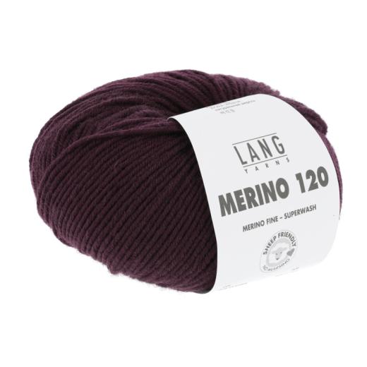 Merino 120 - Lang Yarns - aubergine (0390)