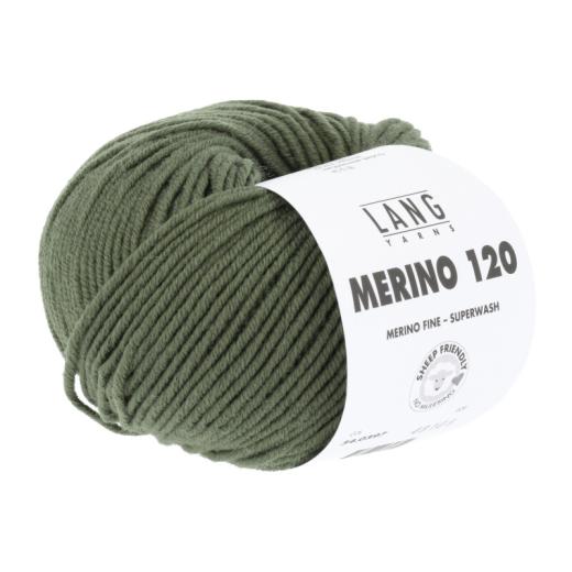 Merino 120 - Lang Yarns - krokodilgrün (0397)