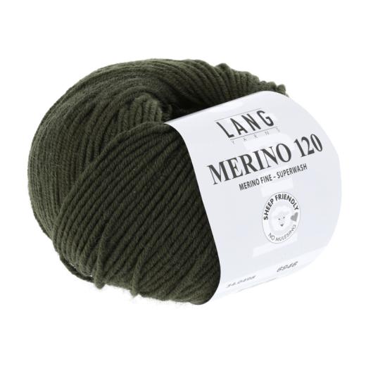 Merino 120 - Lang Yarns - lodengrün (0498)