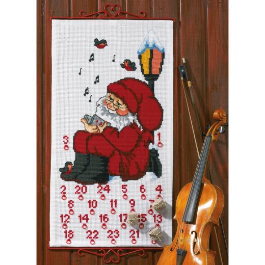 Permin of Copenhagen Stickpackung - Adventskalender Zwerg