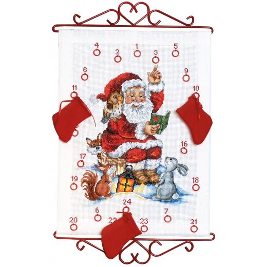 Permin of Copenhagen Stickpackung - Adventskalender Zwerg
