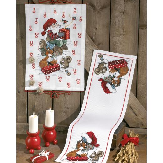 Permin of Copenhagen Stickpackung - Adventskalender Zwerg