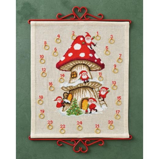 Permin of Copenhagen - Adventskalender Pilzhaus