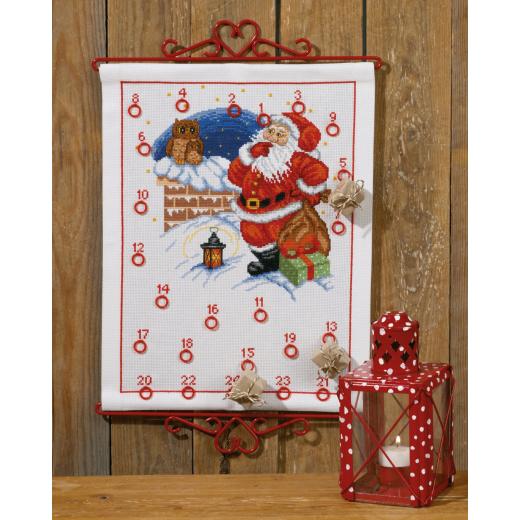 Permin of Copenhagen Stickpackung - Adventskalender Wichtel