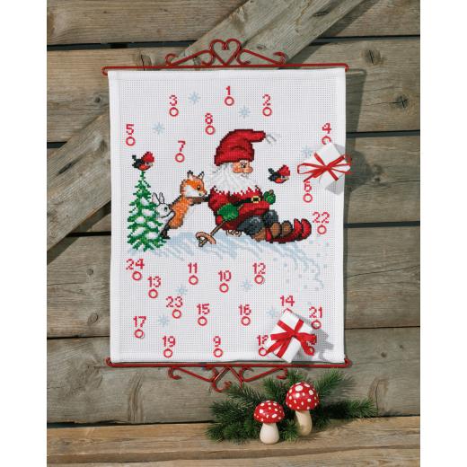 Permin of Copenhagen Stickpackung - Adventskalender Zwerg