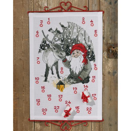 Permin of Copenhagen Stickpackung - Adventskalender Zwerg