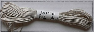 Soie dAlger Seidenstickgarn - Farbe 3411 braun