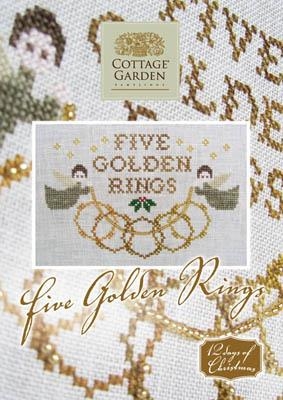 Five Golden Rings - Cottage Garden Samplings (Stickvorlage)