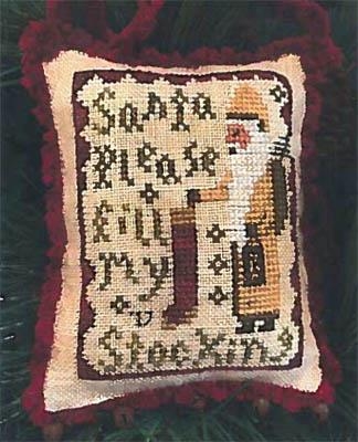 Stickvorlage Homespun Elegance Ltd - Santa Please Fill My Stocking