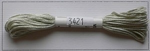 Soie dAlger Seidenstickgarn - Farbe 3421 warmes grün