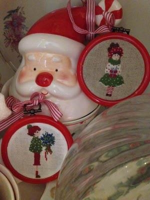 Stickvorlage Lilli Violette - Merry Little Christmas