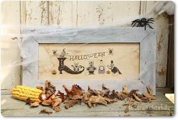 Stickvorlage Madame Chantilly - Halloween Mice
