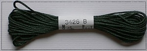 Soie dAlger Seidenstickgarn - Farbe 3426 warmes grün