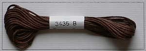 Soie dAlger Seidenstickgarn - Farbe 3435 rot orange