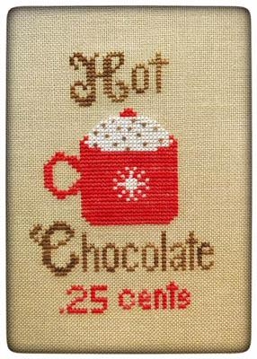 Stickvorlage Pickle Barrel Designs - Hot Chocolate (Ausverkauf)