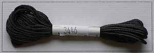 Soie dAlger Seidenstickgarn - Farbe 3446 grau