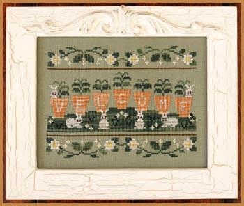 Stickvorlage Country Cottage Needleworks - Welcome Spring