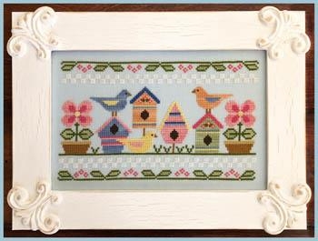 Stickvorlage Country Cottage Needleworks - Spring Birds