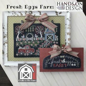Stickvorlage Hands On Design - Fresh Eggs Farm