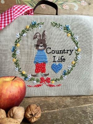 Stickvorlage Lilli Violette - Country Life