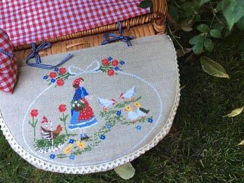 Stickvorlage Lilli Violette - Picnic