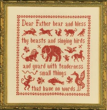 Antique Beasts & Birds - Elizabeths Designs (Stickvorlage)