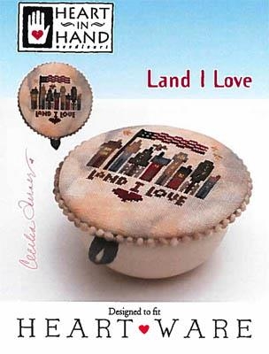Stickvorlage Heart In Hand Needleart - Land I Love