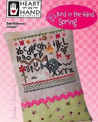 Stickvorlage Heart In Hand Needleart - Bird In The Hand - Spring (w/emb)