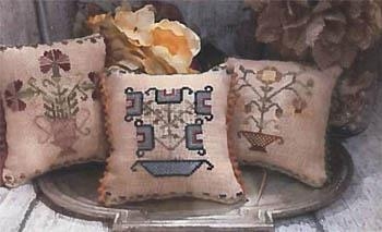 Stickvorlage Mani Di Donna - Flowers Pot Pillows