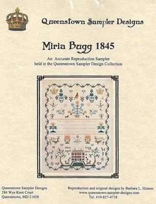 Stickvorlage Queenstown Sampler Designs - Miria Bugg 1845