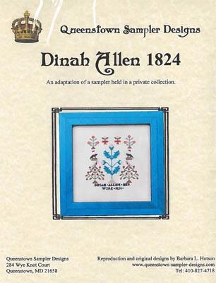 Stickvorlage Queenstown Sampler Designs - Dinah Allen 1824