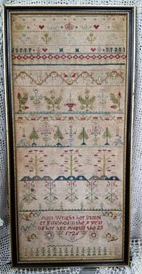 Stickvorlage Samplers Not Forgotten - Ann Wright 1726