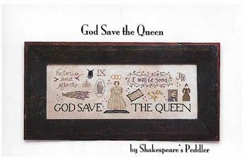 Stickvorlage Shakespeares Peddler - God Save The Queen