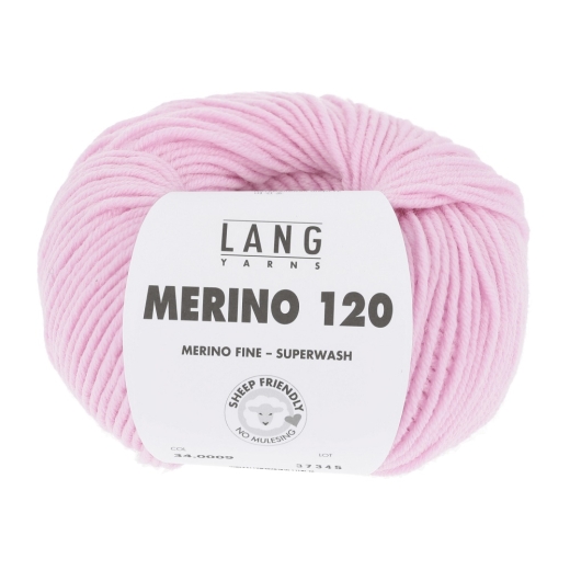 Merino 120 - Lang Yarns - rosa (0009)