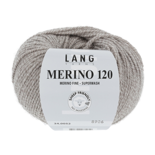 Merino 120 - Lang Yarns - weiß-beige mouline