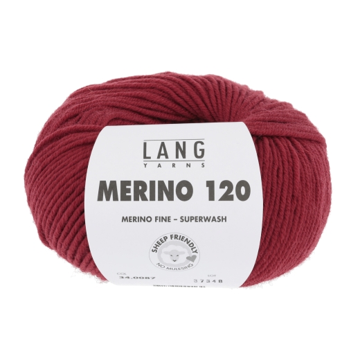 Merino 120 - Lang Yarns - chianti
