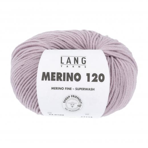 Merino 120 - Lang Yarns - rosa matt (0109)