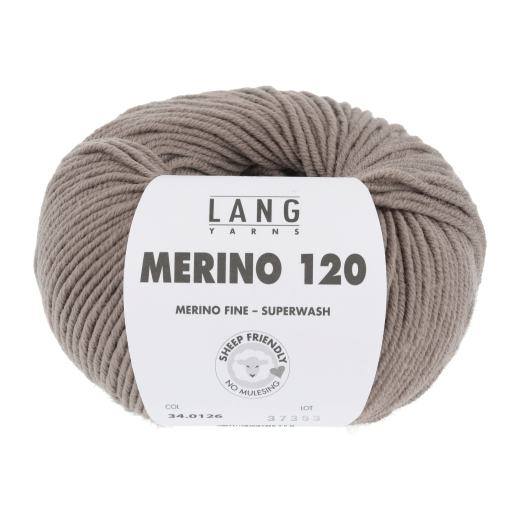 Merino 120 - Lang Yarns - graubraun