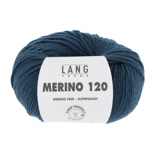 Merino 120 - Lang Yarns - stahlblau