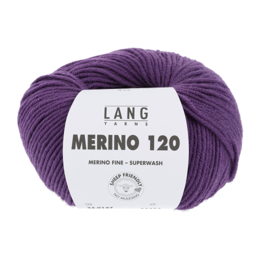 Merino 120 - Lang Yarns - lila