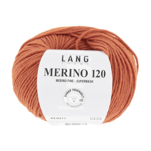 Merino 120 - Lang Yarns - ziegel