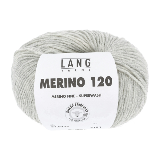 Merino 120 - Lang Yarns - hellgrau melange