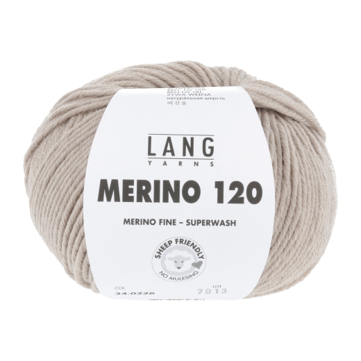 Merino 120 - Lang Yarns - beige melange (0226)