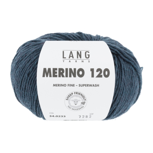 Merino 120 - Lang Yarns - petrol melange